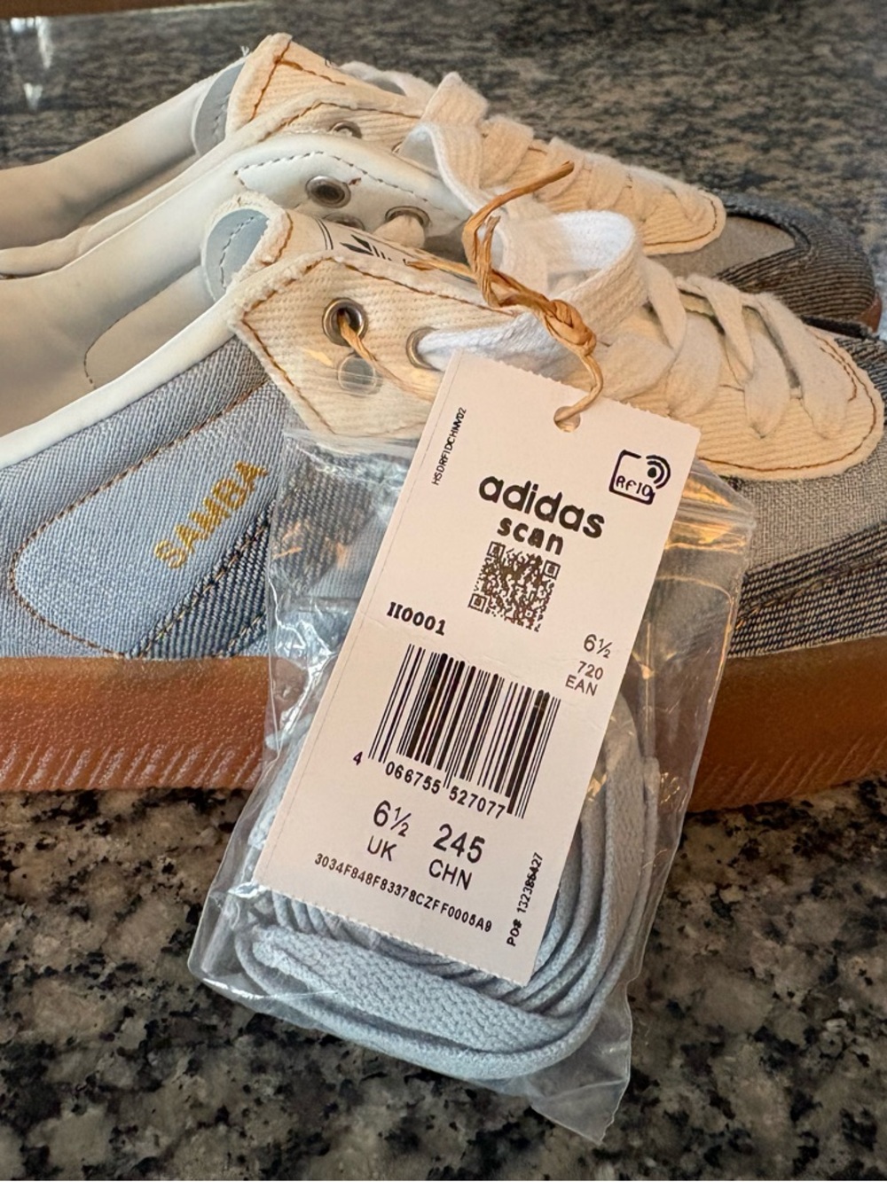 2024 *rare* atmos x adidas Wmns Sambae 'Denim' - Picture 3 of 8